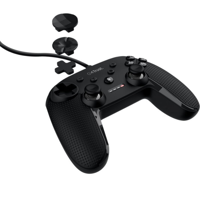 Trust Gaming GXT 541 MUTA Mando gamepad PC cableado USB-C 3m gatillo presión vibración 75% reciclado